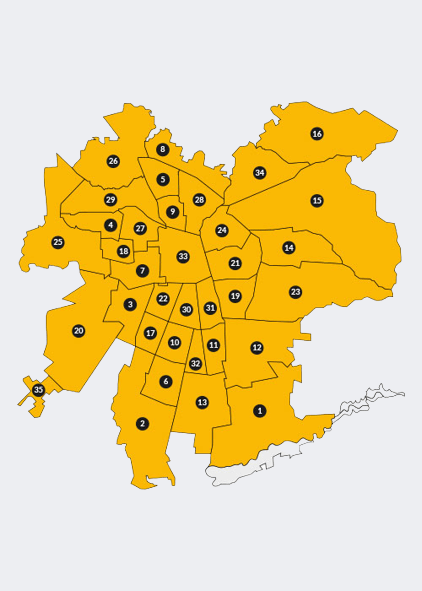 Mapa Región Metropolitana
